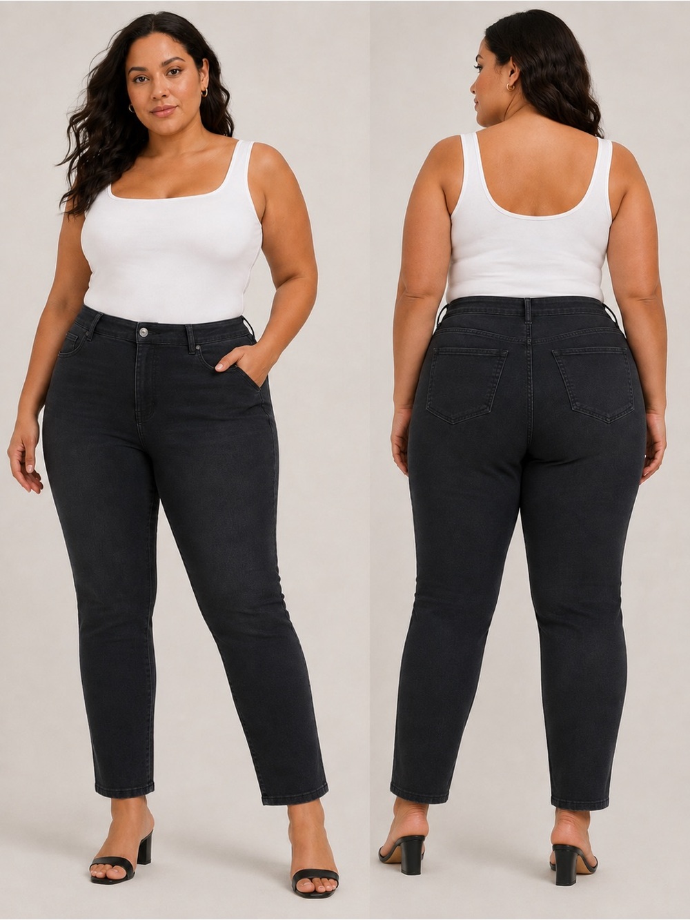 TORRID BLACK SKINNY JEANS (Size 18)